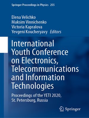 cover image of International Youth Conference on Electronics, Telecommunications and Information Technologies